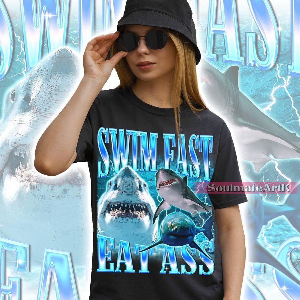 Swim Fast Eat Ass Vuitino Shirt